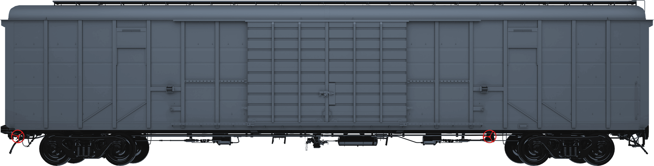 Инновационный крытый вагон модели 11-6874